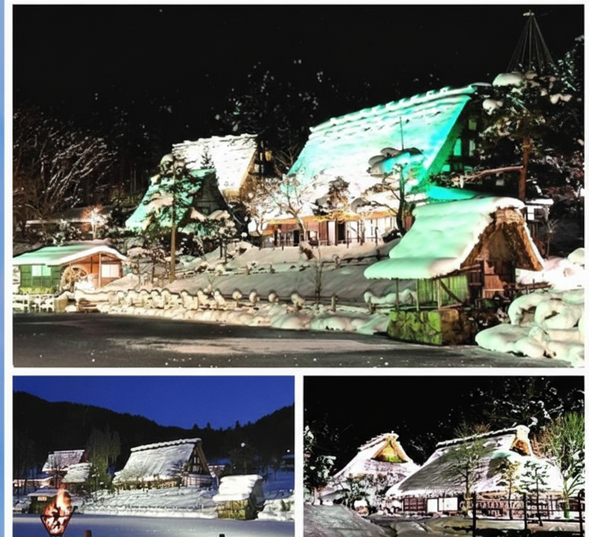 Hida no Sato Gassho Village
(Enjoy the illuminated gassho-style village / approx. 60 minutes)