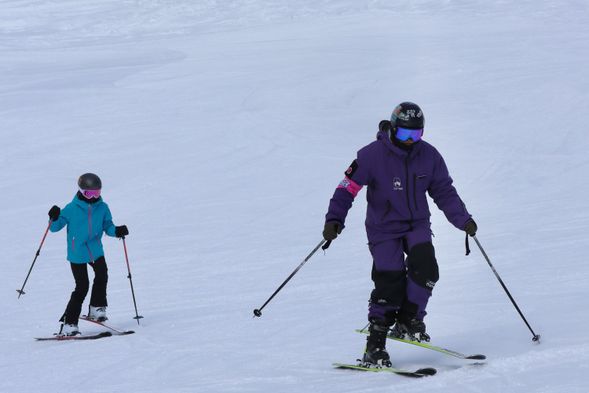 Ski Lesson
The ski lesson continues