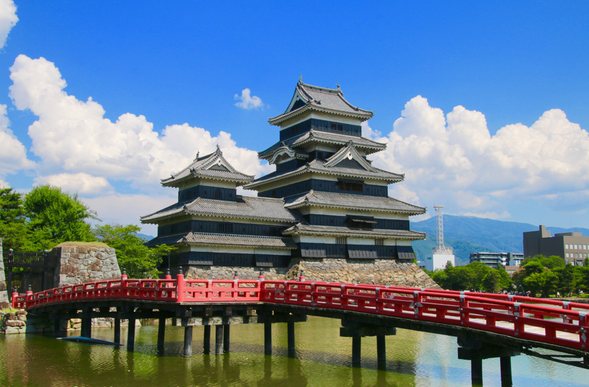 Matsumoto Castle ※from the window on the bus