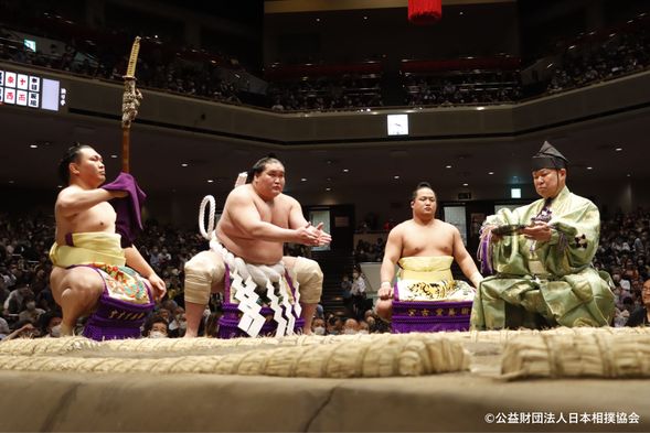 Watch the Grand Sumo Tournament (180 minutes/ Admission fee is included)