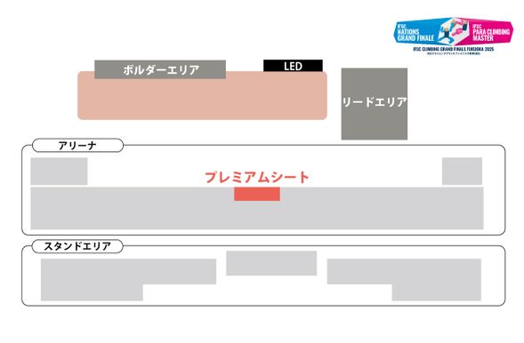 "Premium Seats" close to the athletes
Enjoy the breathtaking atmosphere from a close distance to the competition area.