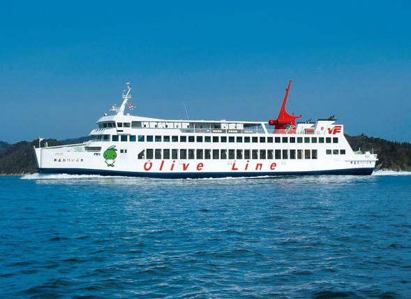 <Shodoshima Ferry / Approx. 100 minutes>