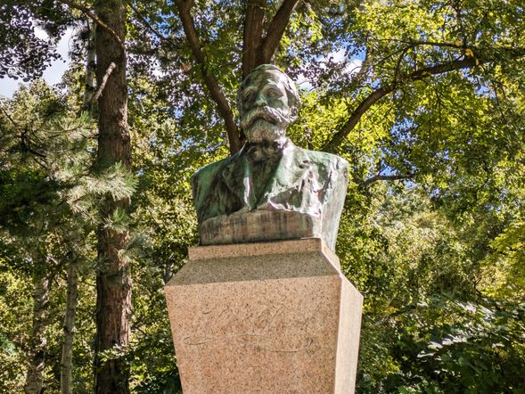 Bust of Dr. William S. Clark at Hokkaido University