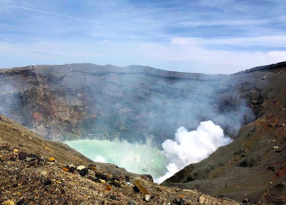 Aso Volcano Museum and Aso Volcano Crater