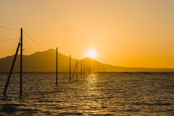 Enjoy and photograph the spectacular sunset.