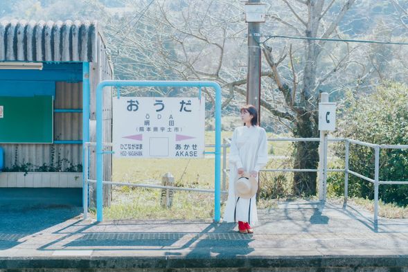 You can get off at Ohda Station, which has a retro atmosphere, and go sightseeing.