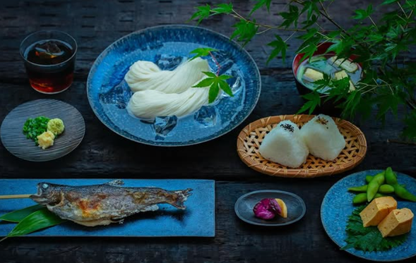 Nagashi Somen (flowing noodles) Lunch
