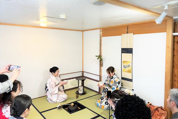 A friendly host will explain the correct etiquette and symbolism for this ceremony