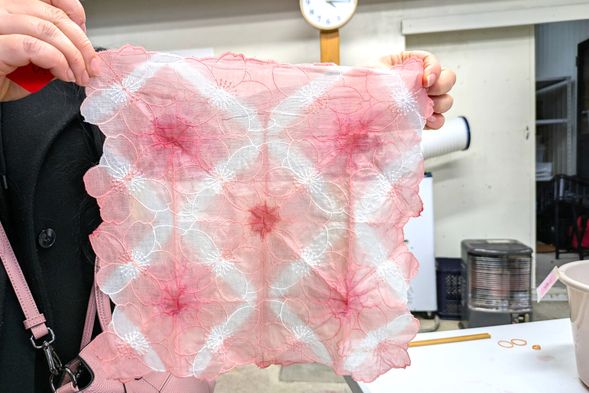 15:00 Sakura Dyeing Experience at Kobo Yumezaiku (90min)