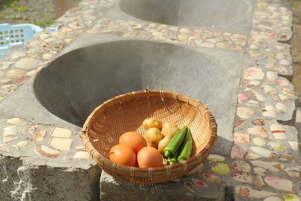 Unagi Onsen Sume Hiroba Experience Cooking with a Natural Kamado "Sume"