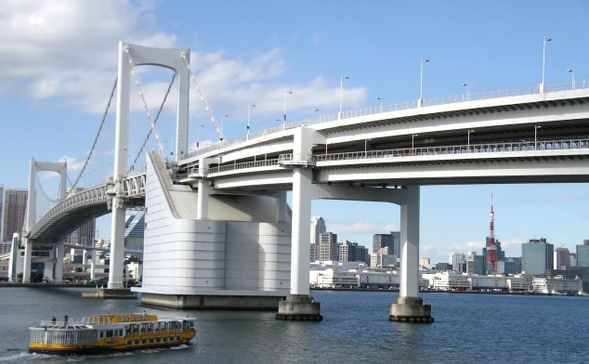 Visit Odaiba, and embark on Tokyo Bay Cruise.
Every Tuesday we will visit Fukagawa Edo museum or Hamarikyu
Gardens