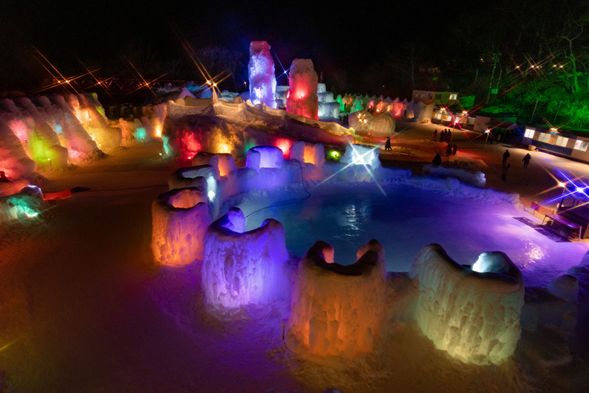 Lake Shikotsu Lakeside (Free time)【105 min】
*Illuminations of Hyoto Festival will begin at 16:30.