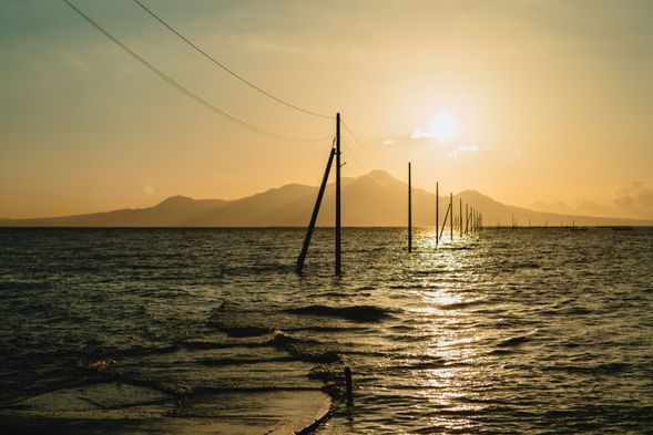 Sunset viewing at Nagabeta Kaisho Road (60 minutes)