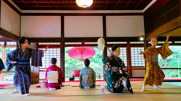 圓満院 大津絵踊り鑑賞・大津絵美術館見学