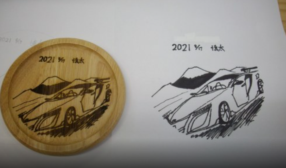 コースター完成作品一例