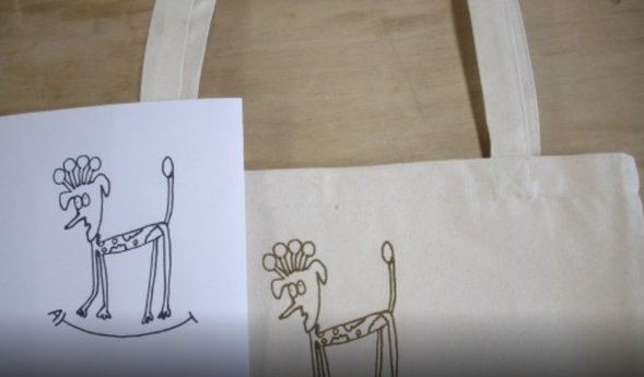 トートバッグ完成作品一例