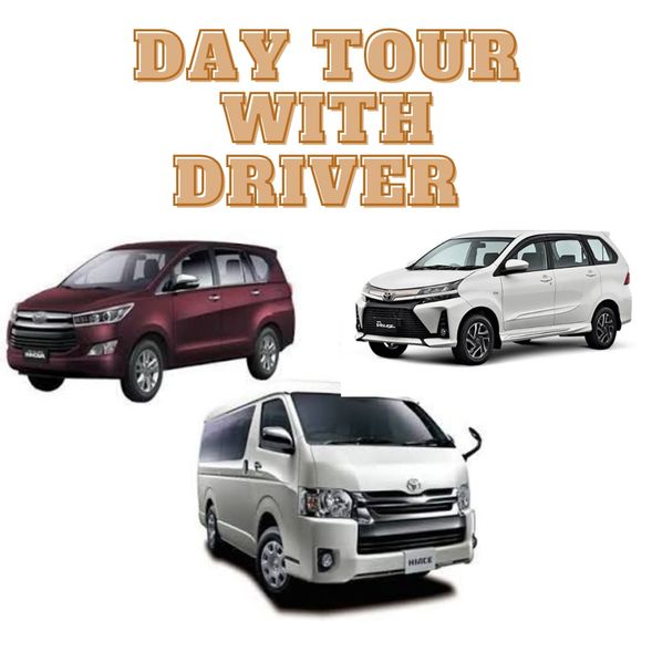 - Private Car Charter With Speaking Driver -
08.00 - Pick up Lobby Hotel
09.00 - Tour
18.00 Back To Hotel