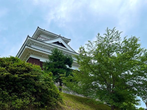 上山市立上山城 (自由參觀)
被稱為「羽州名城」的上山城,於元祿五年(1692年)因江戶幕府的命令被拆除,現今的城是在昭和57年重建的。當年上山城的建築大部分已不復存在,至今僅剩護城河遺址和石牆保存下來。重建為月岡公園,每年會舉辦刀劍展和人偶展等文藝活動。