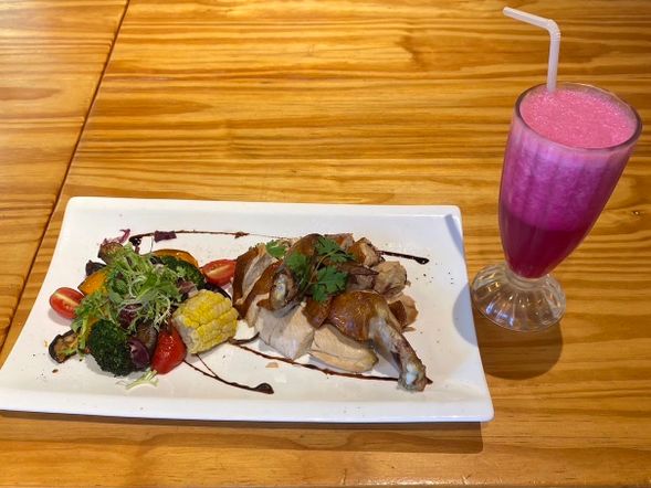 草山鶏肉ランチセット