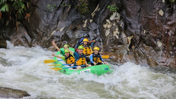 熱帶雨林河流,挑戰急流冒險