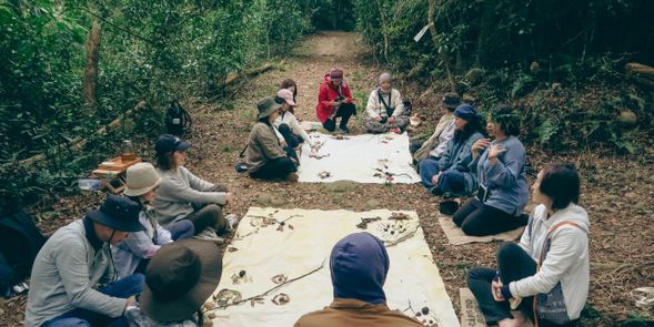 創 造 。 即興藝術,山野茶席