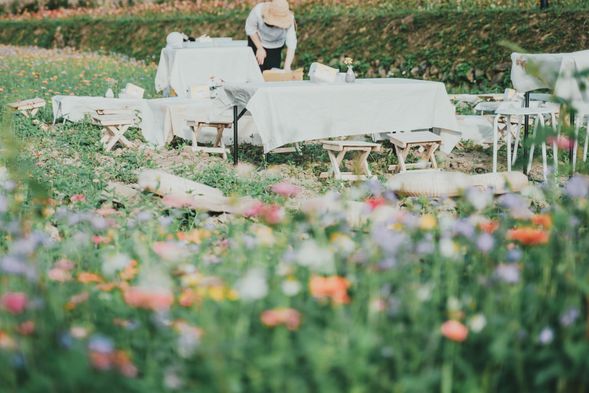 花田裡,展開我們的和紙工作坊