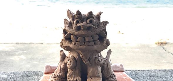 【本格陶器シーサー作り作品例】