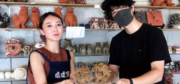 【本格陶器シーサー作り作品例】