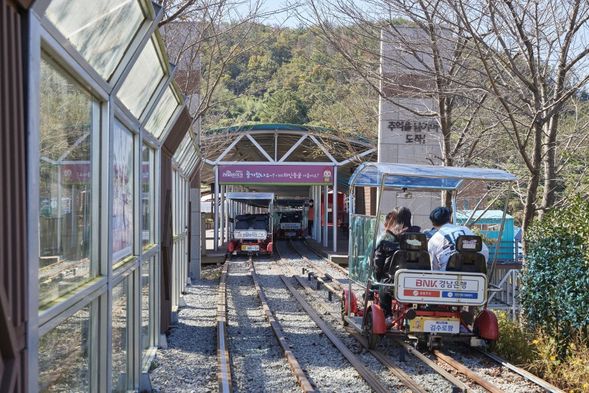 金海洛東江鐵道自行車