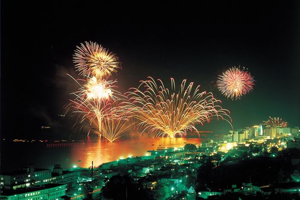 洞爺湖(夜間煙火)