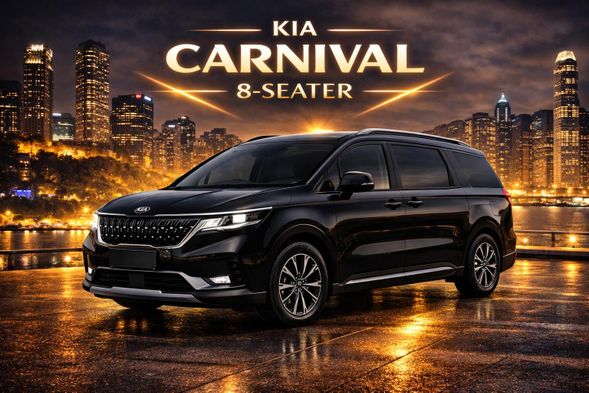 Kia Carnival 經濟8座
適合 3–6 位旅客
可容納 最多 6 件標準尺寸行李
