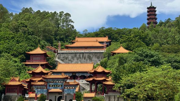 遊覽【南沙天后宮】或【南沙濕地公園】(2選1)
南沙天後宮:這是一座臨海而建的媽祖廟,建築宏偉且充滿海洋文化氣息,可祈福並俯瞰珠江口景緻。
南沙濕地公園:漫步或乘船欣賞紅樹林、候鳥和濕地生態,感受自然的寧靜。