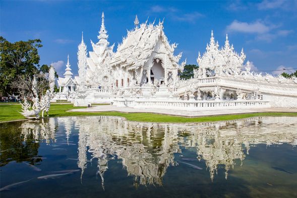 清莱景点参考:
清莱白庙