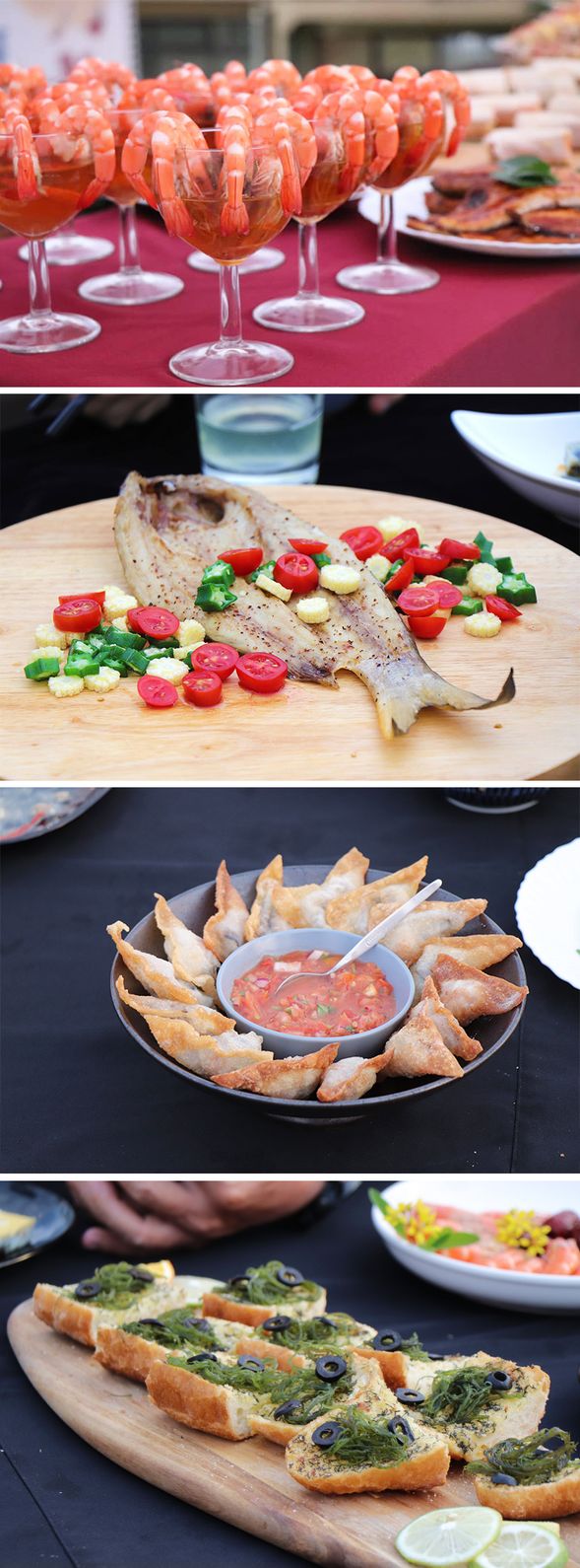 享用夕陽海鮮晚宴(菜色依季節調整)