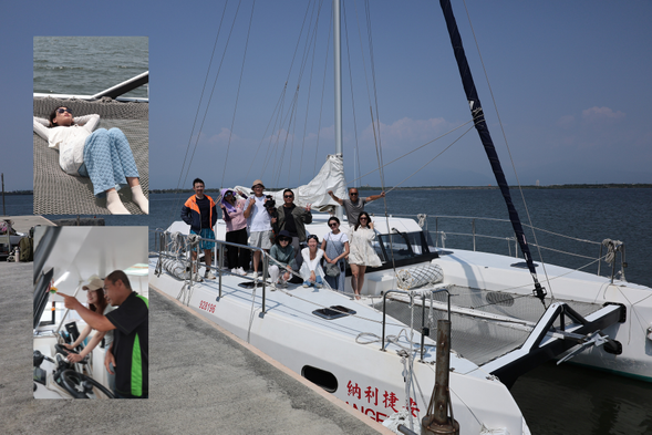 帆船遊湖體驗