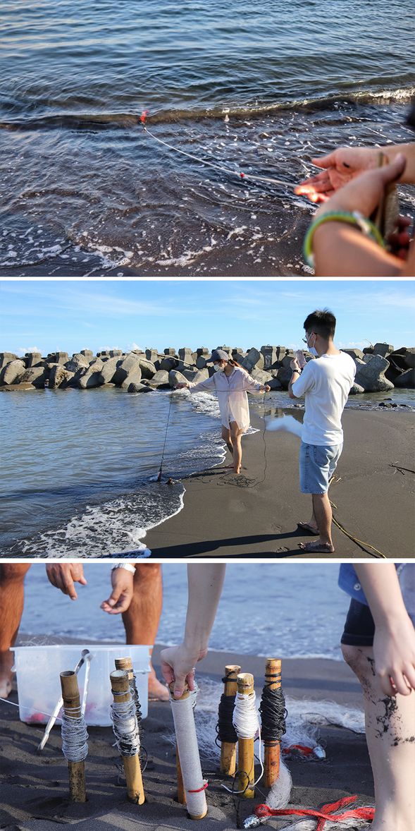 勾勾纏-潮間帶釣沙蟹