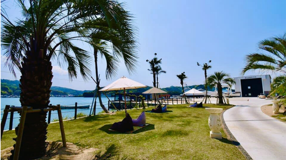 景色を眺めながら、バーベキュー!場所が変わる場合がございます。