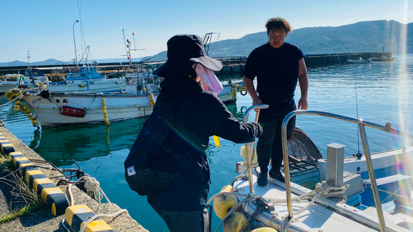 Please come to the ticket counter at Imafuku Port Terminal. After meeting our staff there, you will get ready to board the boat!