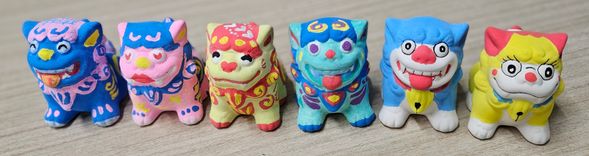 絵の具は数分で乾きます。当日持ち帰りOK!