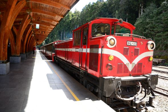 05:00-	祝山線小火車前往山頂觀日出(費用自理,單程約30分鐘可抵達) (賞日出美景 需視天候狀況)