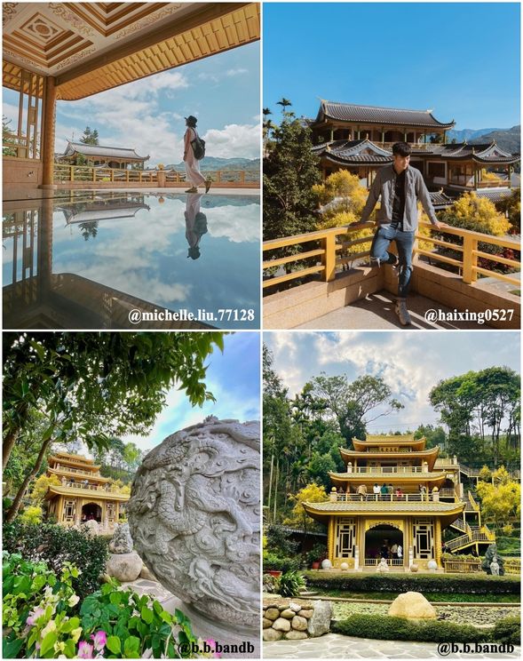 16:00—16:40	龍王金殿、巧雲小棧、雲山別院、十方自在塔、瞭望台茶館