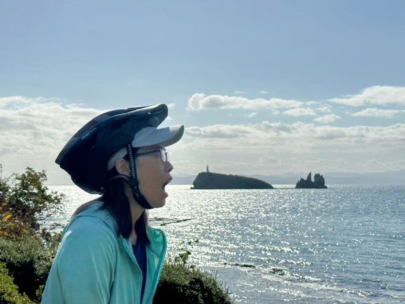 【ポイント6】脇野沢「鯛島」(牛の首岬)