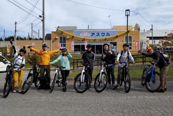【集合・出発】今別町営駐車場(奥津軽いまべつ駅)