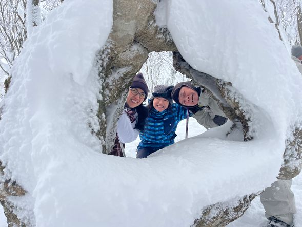 【ツアーの様子①】
当日のコンディションによりルートは異なります。
