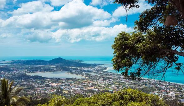 蘇美島觀景台俯瞰蘇美島海景