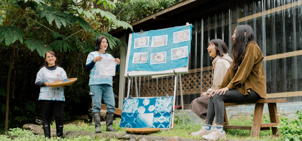 藍染的成品效果雖然有一定的隨機性,但其實還是有技巧可以掌握成品的大方向喔!就讓部落的藍染達人手把手把他們的秘技傳授給你吧!