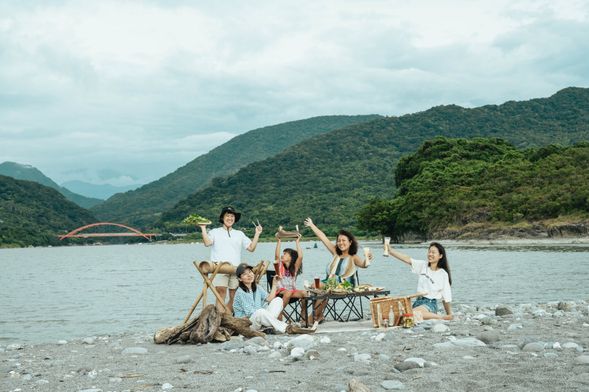 在秀姑巒溪出海口野餐是什麼爽度爆表的體驗啊啊?!