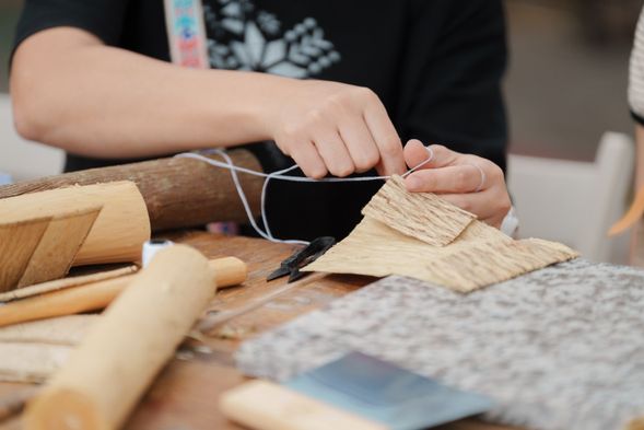 用一片獨一無二的樹皮布,做成屬於你的,獨一無二的實用小物!