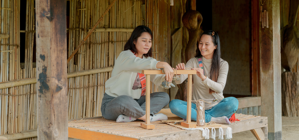 來到貓公當然要認識阿美族傳統的編織技法!