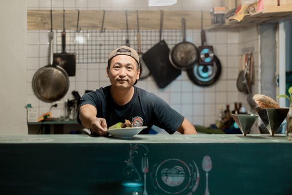 有成功鎮在地專業魚獲承銷人a.k.a海港私廚「有間小店」主廚王序宏嚴選的鬼頭刀,絕對是品質一級棒~